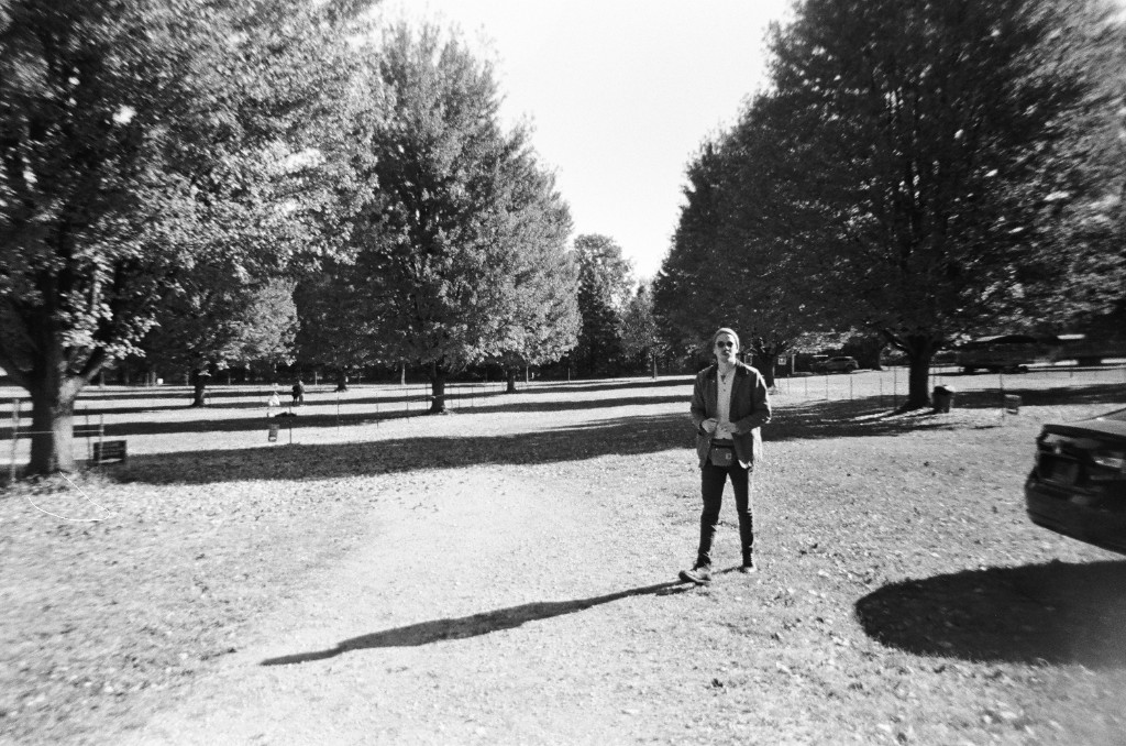 Steven Deeds standing in a sunny park